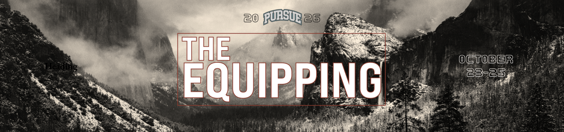 Pursue 2026 event banner